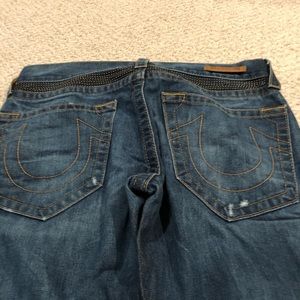 True Religion men’s size 32 denim jeans button fly